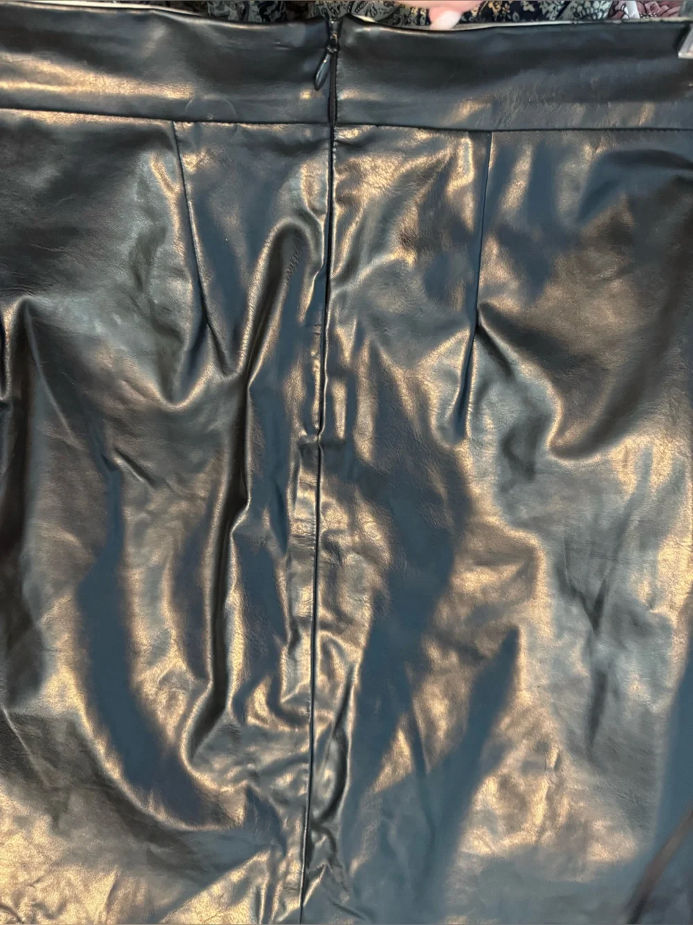RARE! Patrik Ervell Runway Sample Black Faux Leather Mini Skirt